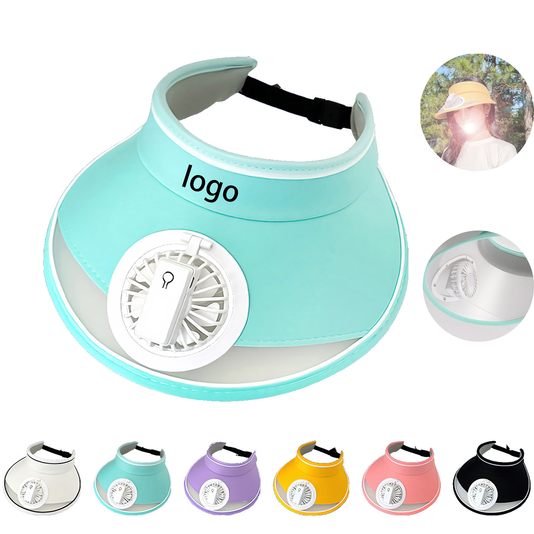 Rechargeable Fan Hat 2