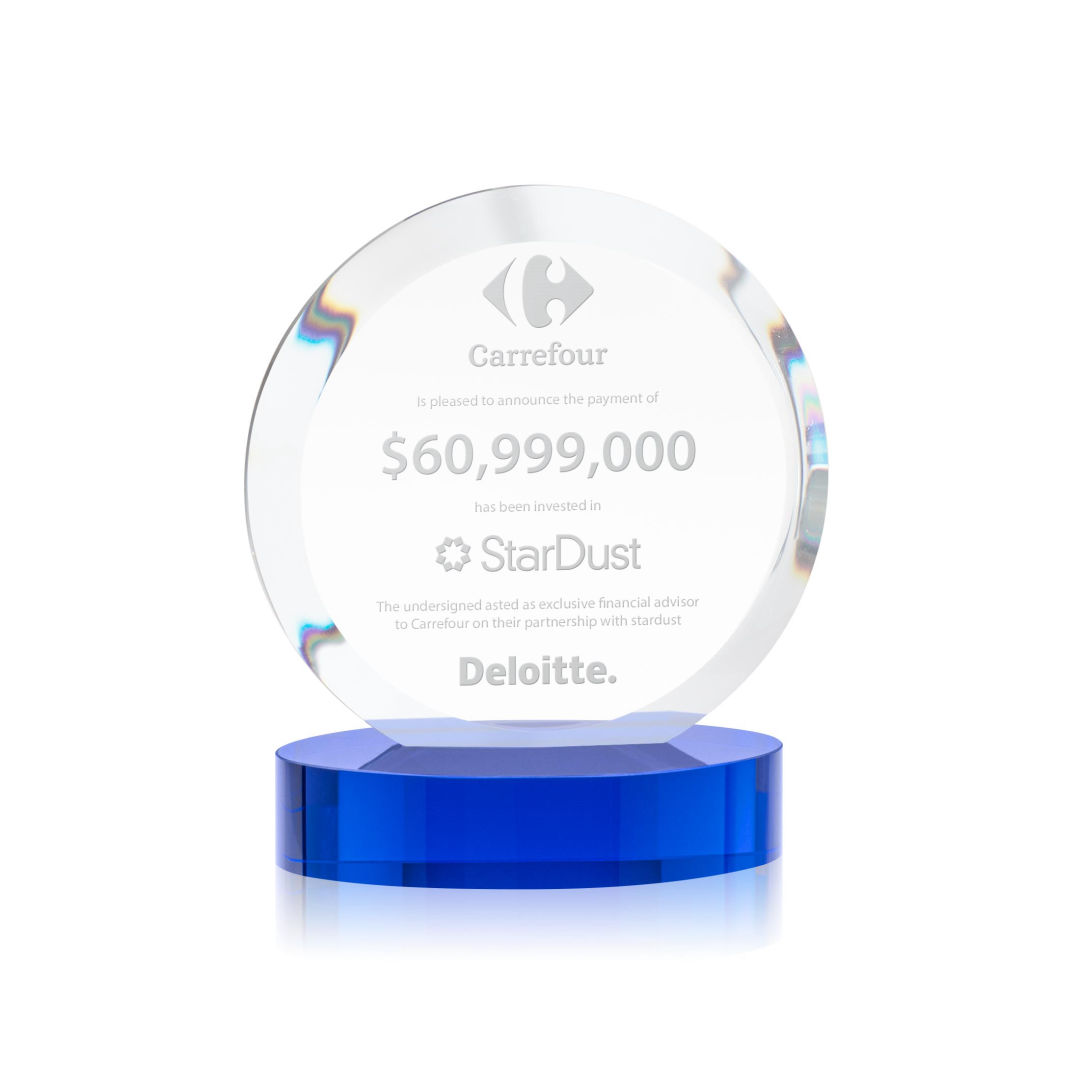 Matlow Circle Award - Blue 6
