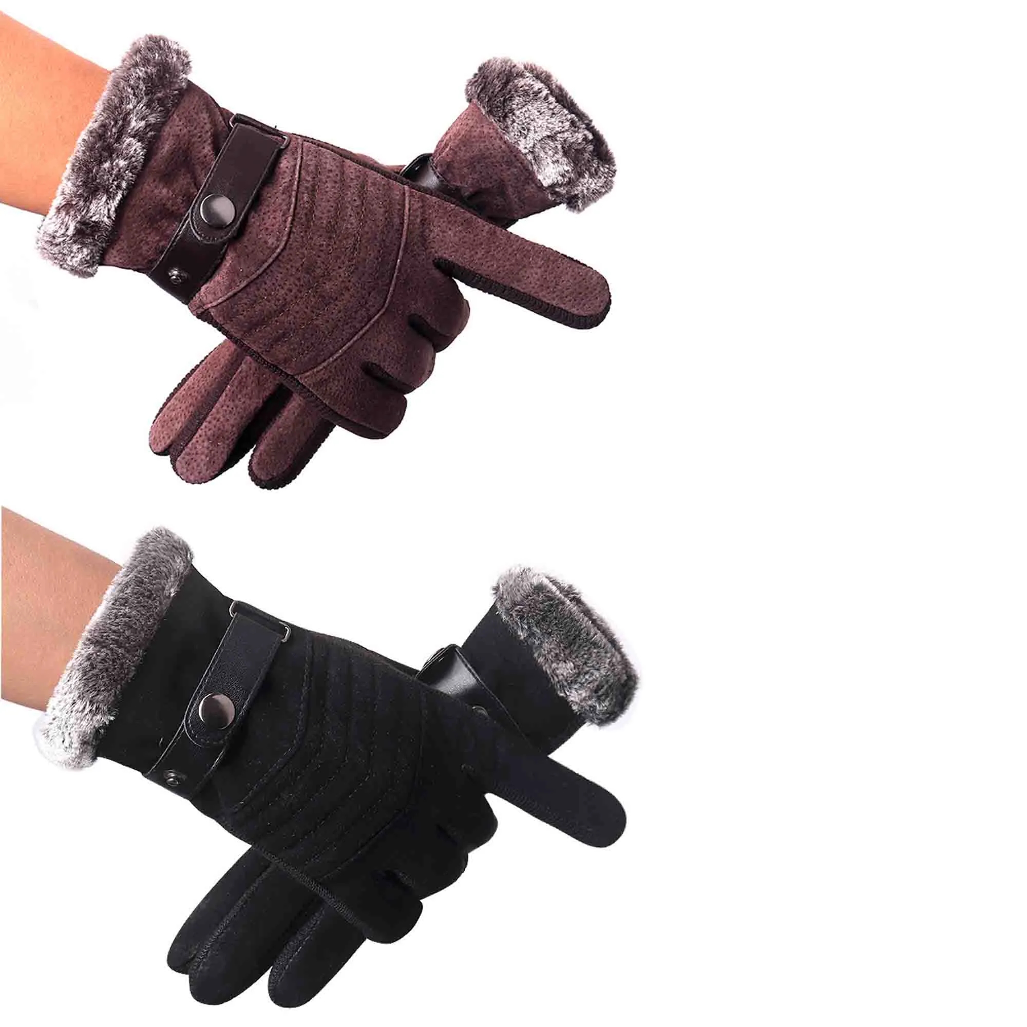 Winter Windproof Thermal Touch Screen Cycling Gloves 7