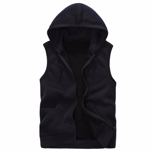 Sleeveless Hood Jacket 6