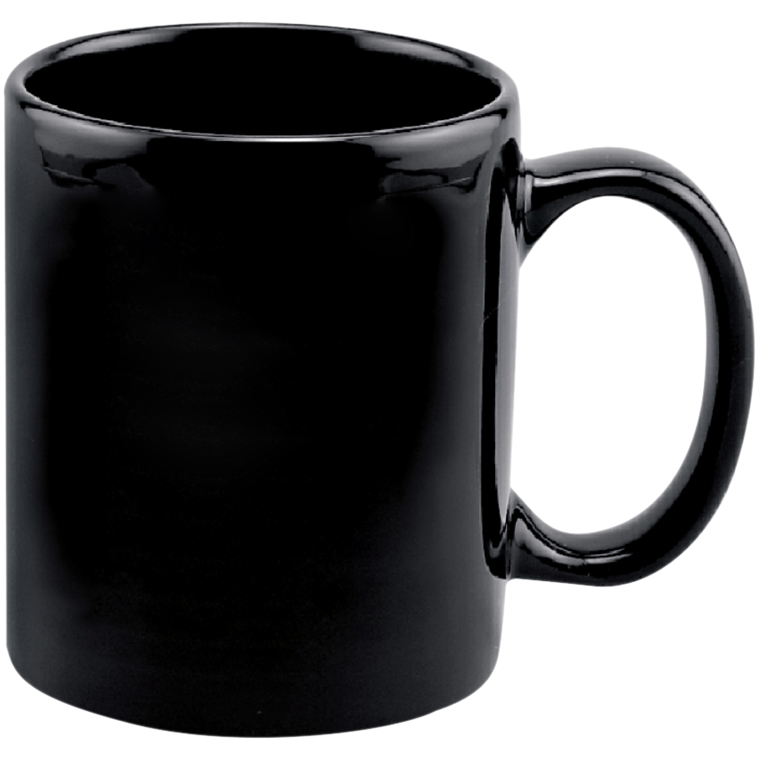 11 Oz Full Color Black Stoneware Executive Mug 4