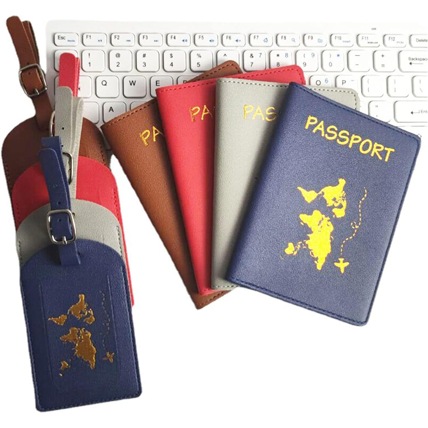 Pu Leather Passport Set 3