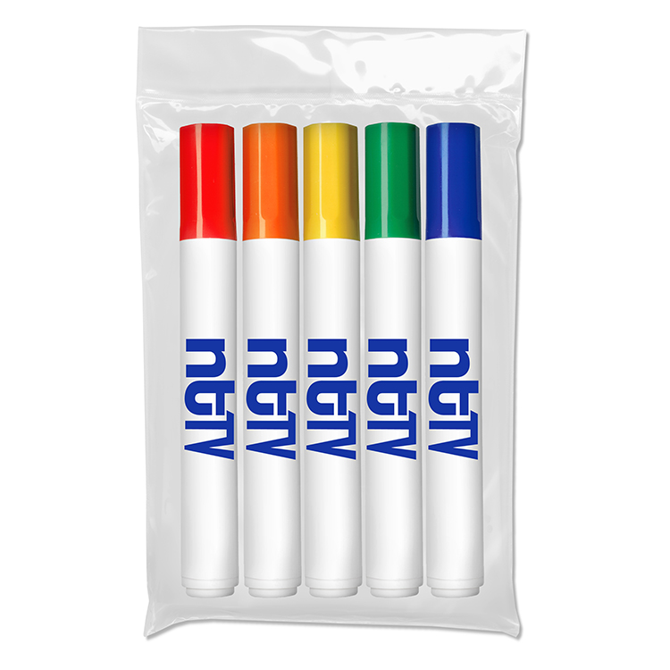 Broadline Washable Marker Five Pack - USA Union Made