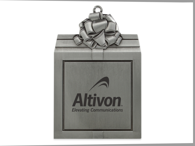 Pewter Finish Christmas Joy Ornament