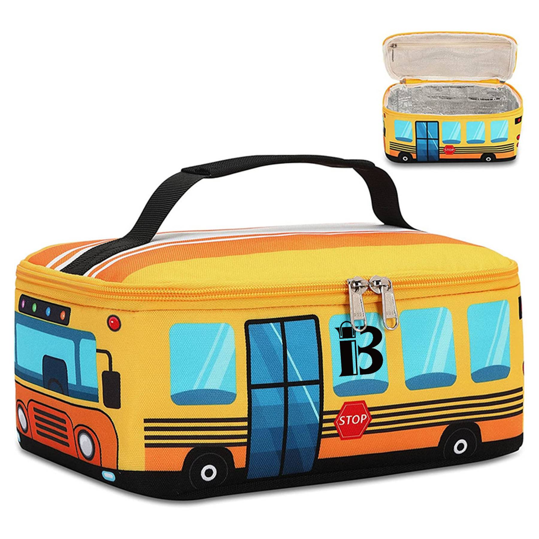 Oxford Car Pattern Lunch Bag 7