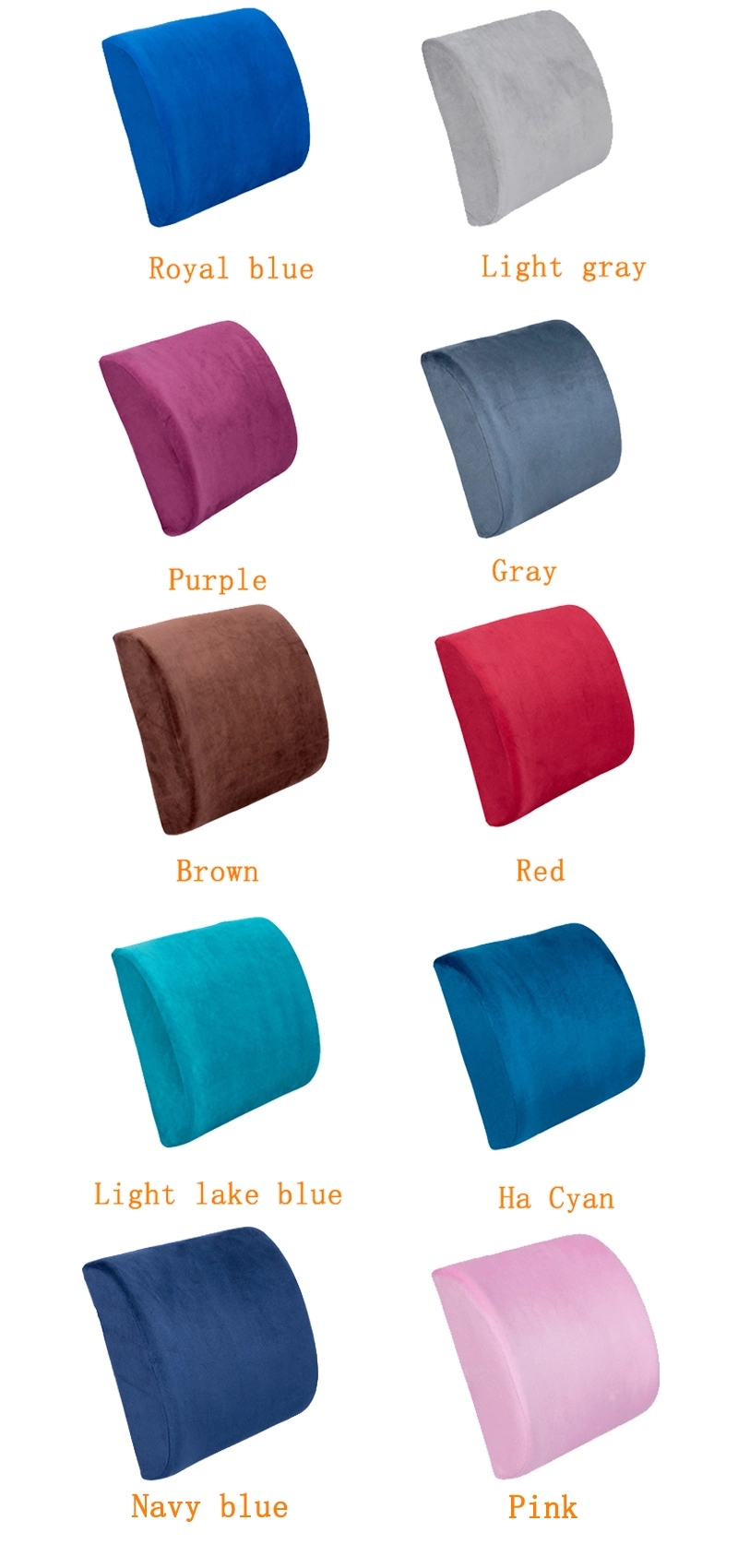 Soft Lumbar Massage Pad Pillow 4