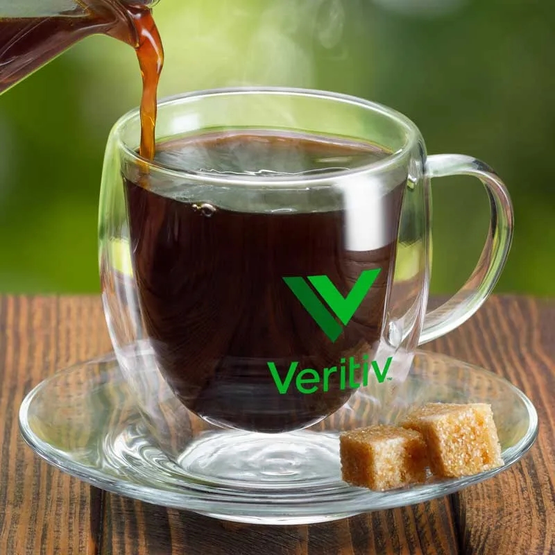 Double Wall Glass Mug 8.5 oz. 5