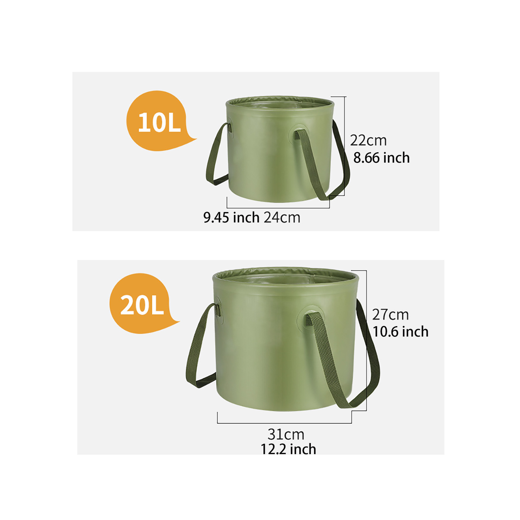 20L Collapsible Bucket 7
