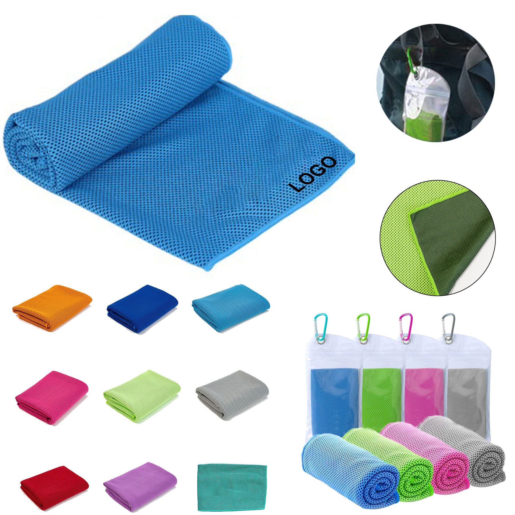 Microfiber Cooling Towel Ice for Neck 40"x12"