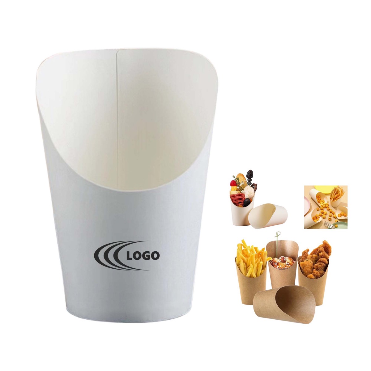 Disposable French Fries Holder 1