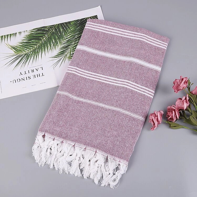 Turkish Beach Towel w/ fringes 9