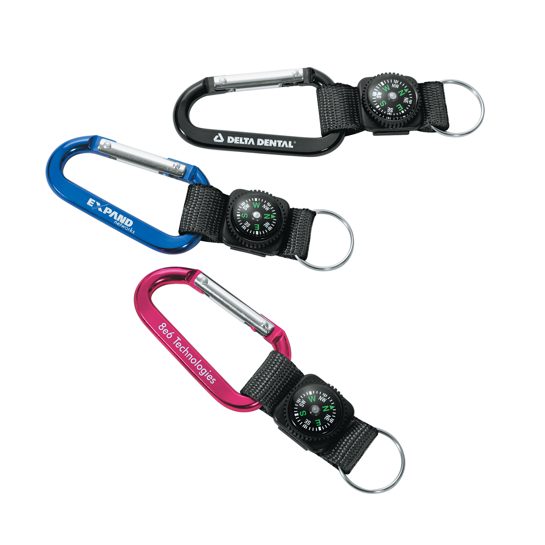 Busbee Carabiner with Compass 9