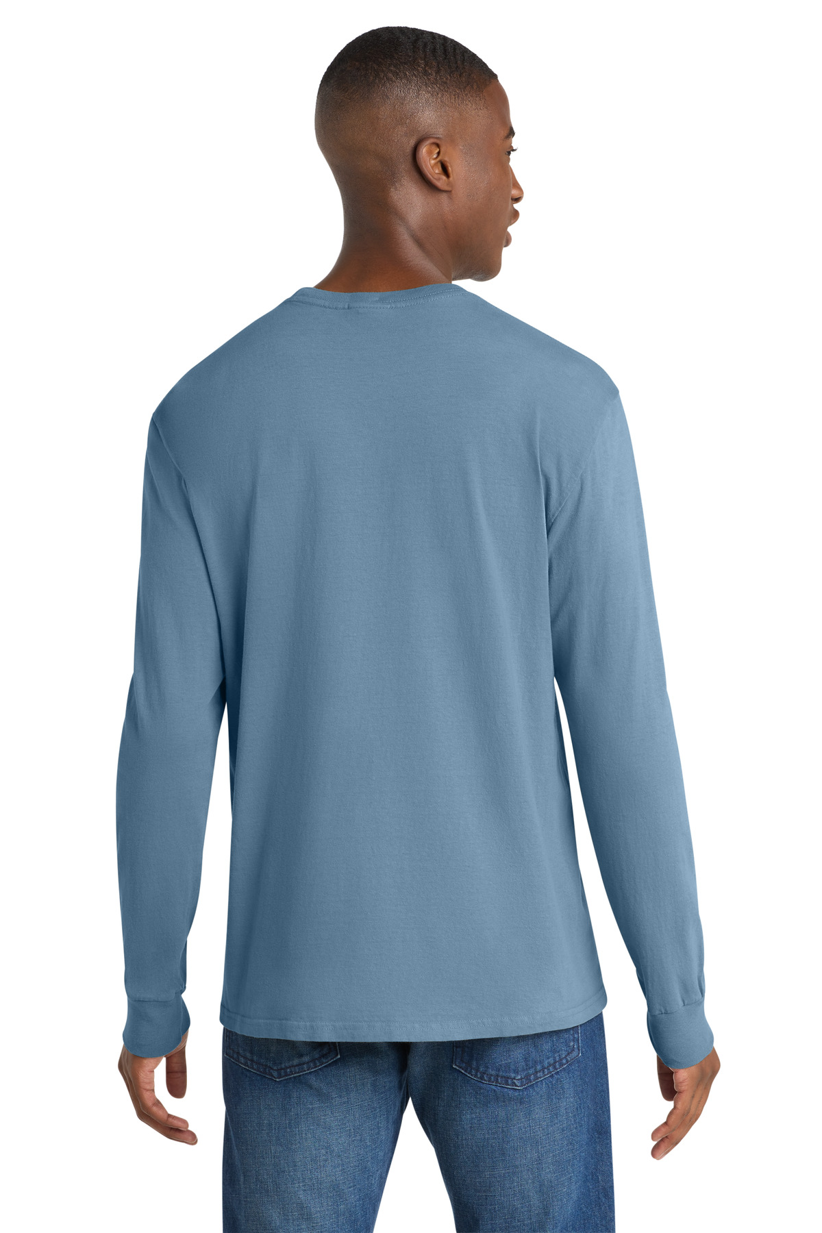 Port & Co Beach Wash Garment-Dyed Long Sleeve Tee PC099LS 81