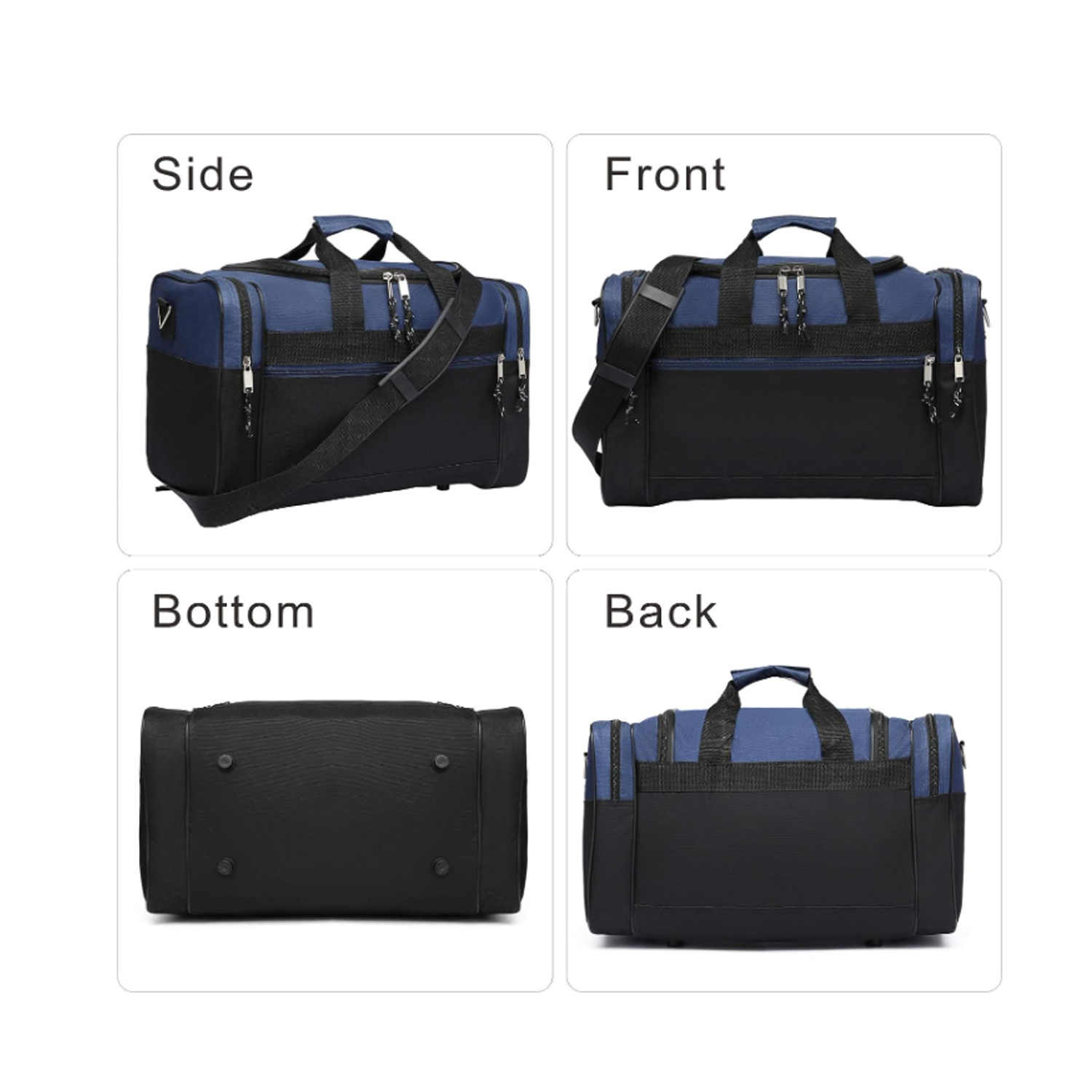16" Travel Carry On Weekender Gym Duffel Bag 4