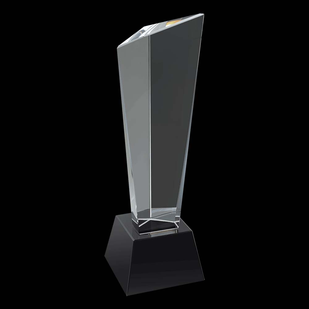 10" Rising Pinnacle 3D Crystal Award 1