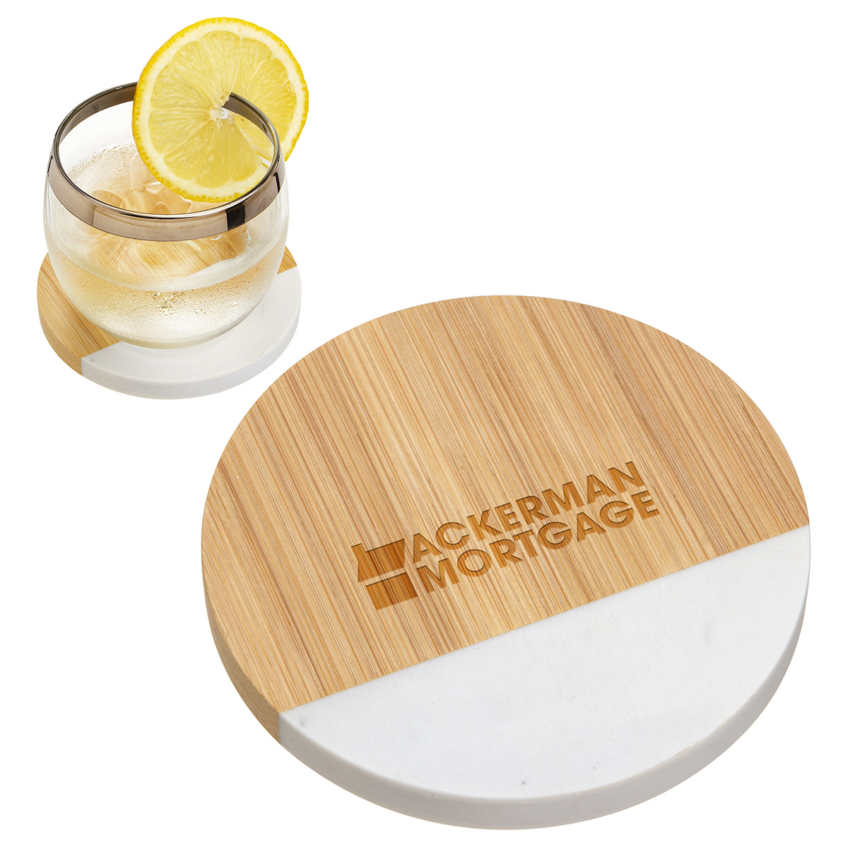 Bamboo/Marble Combo Coaster 5
