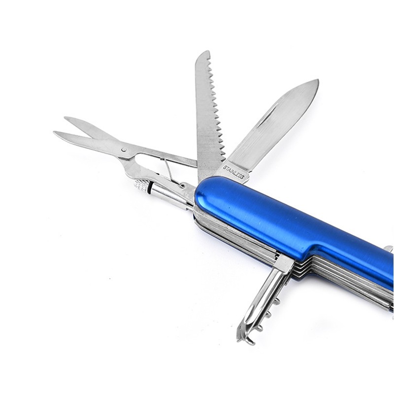Multi-Function Tool Pocket Knife with Flashlight 9