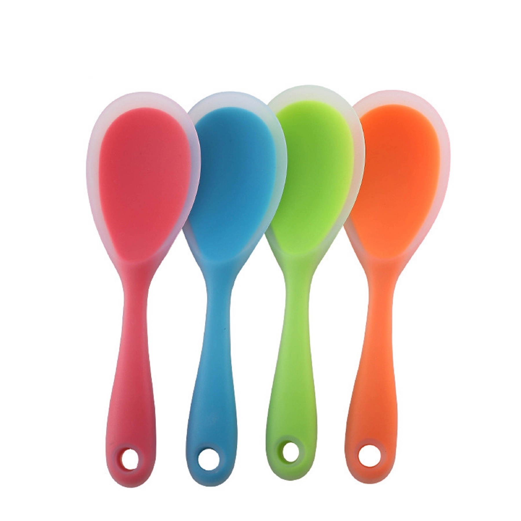 Translucent Silicone Heat Resistant Rice Spoon 4