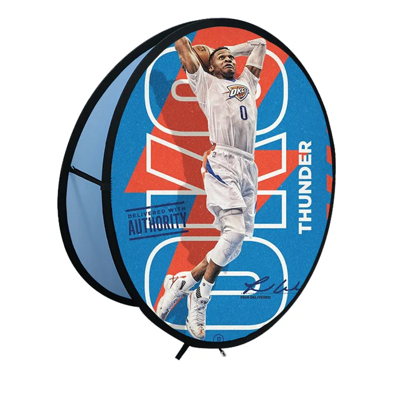 Round A - POP UP Standing Banner - Digitally Printed 2