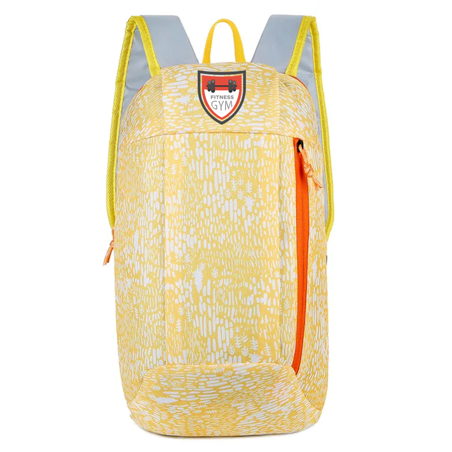 Stock Brushstroke Waterproof Nylon Backpack - 15.8x8.7x4 in