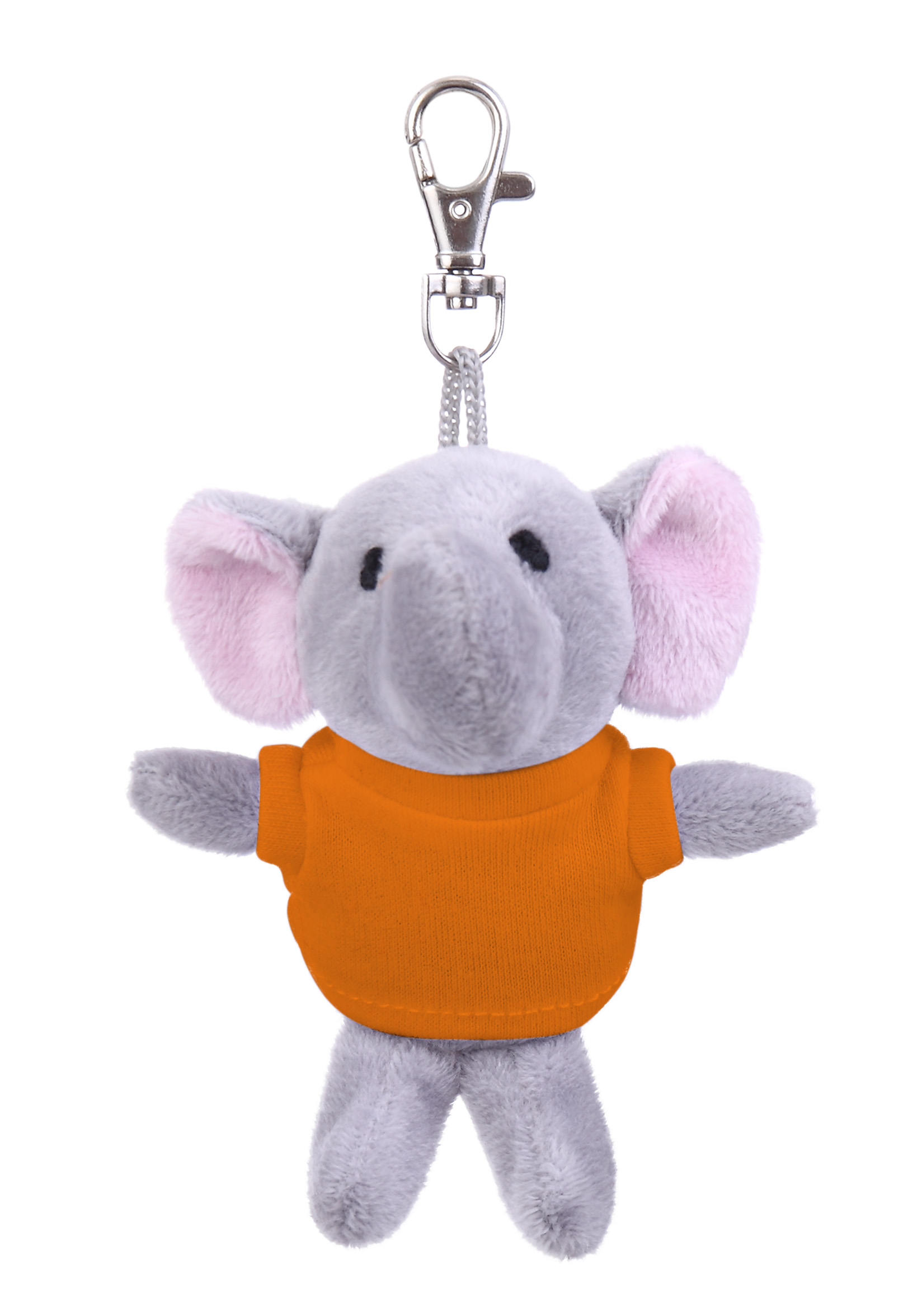 Soft Plush Elephant Keychain with Tee 11