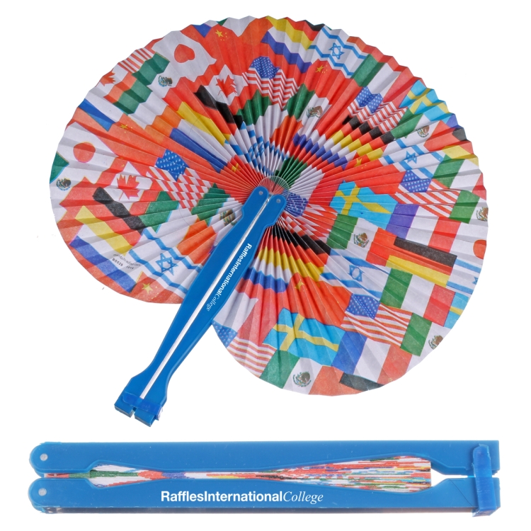 Flag Paper Fan 2