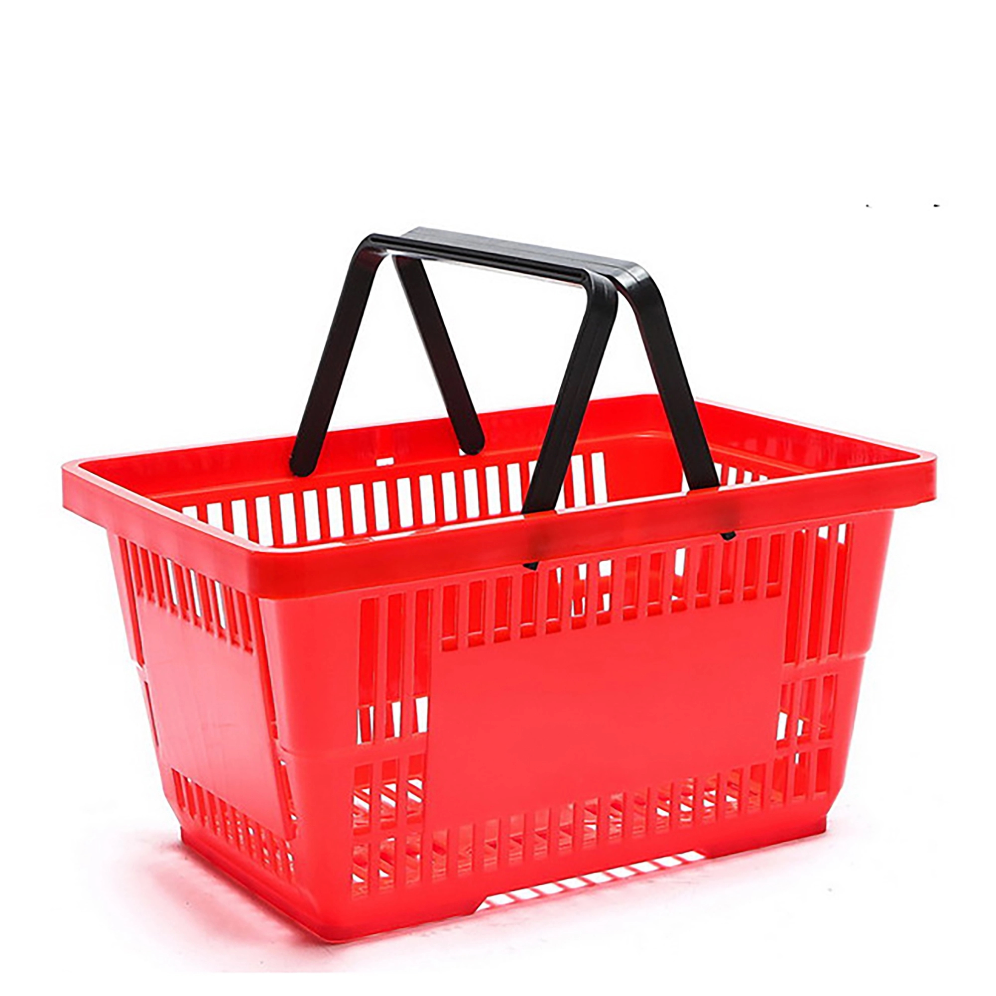 2 Handle Plastic Shopping Basket 5