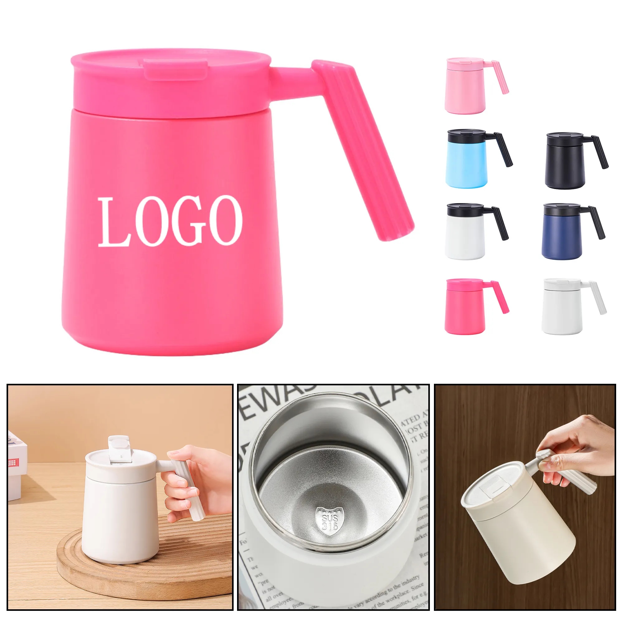 17oz Stainless Steel Mug 2