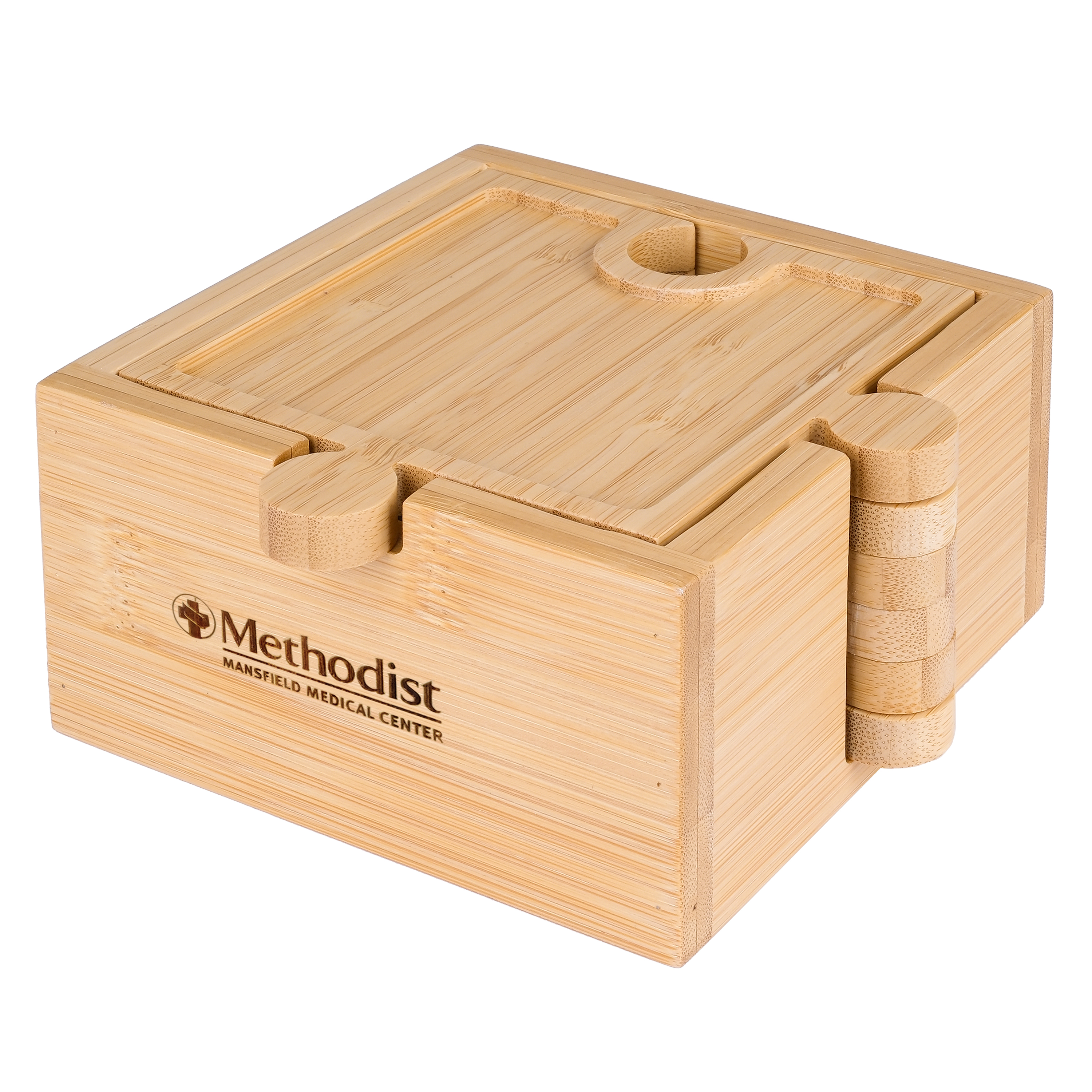 Bamboo Appetizer Plates/ Charcuterie Board Set 11