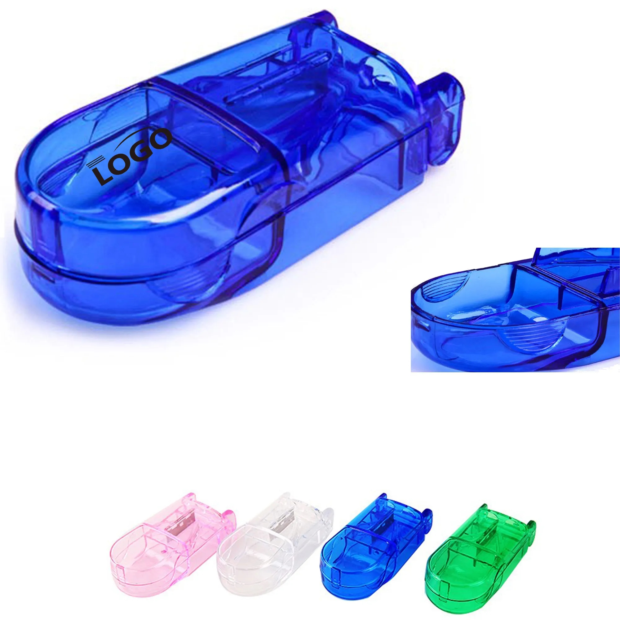 Pill Box With Cutter 10pcs 3