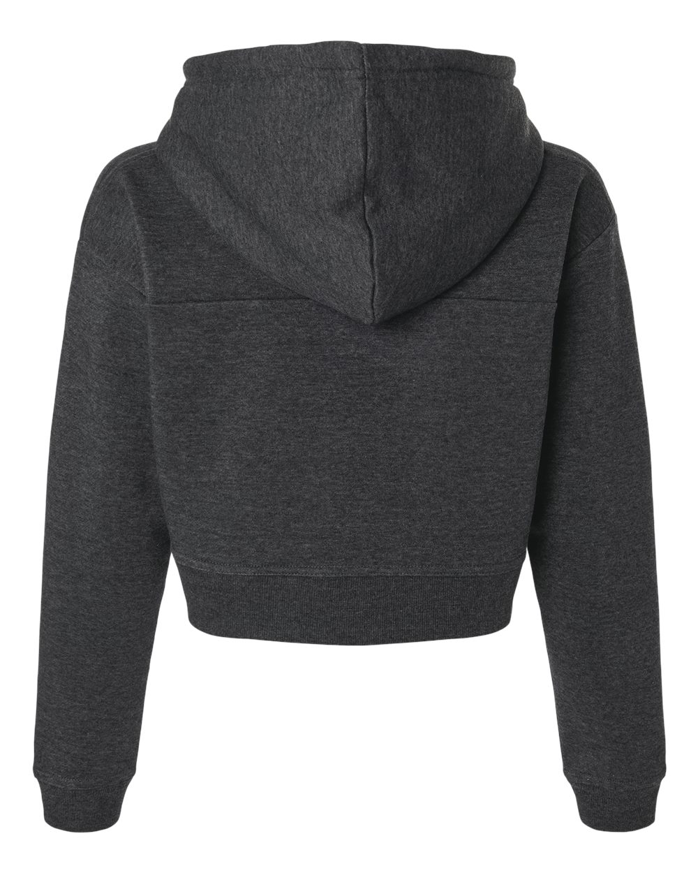 Women's Cropped Fleece Hooded Sweatshirt - BW5404 25