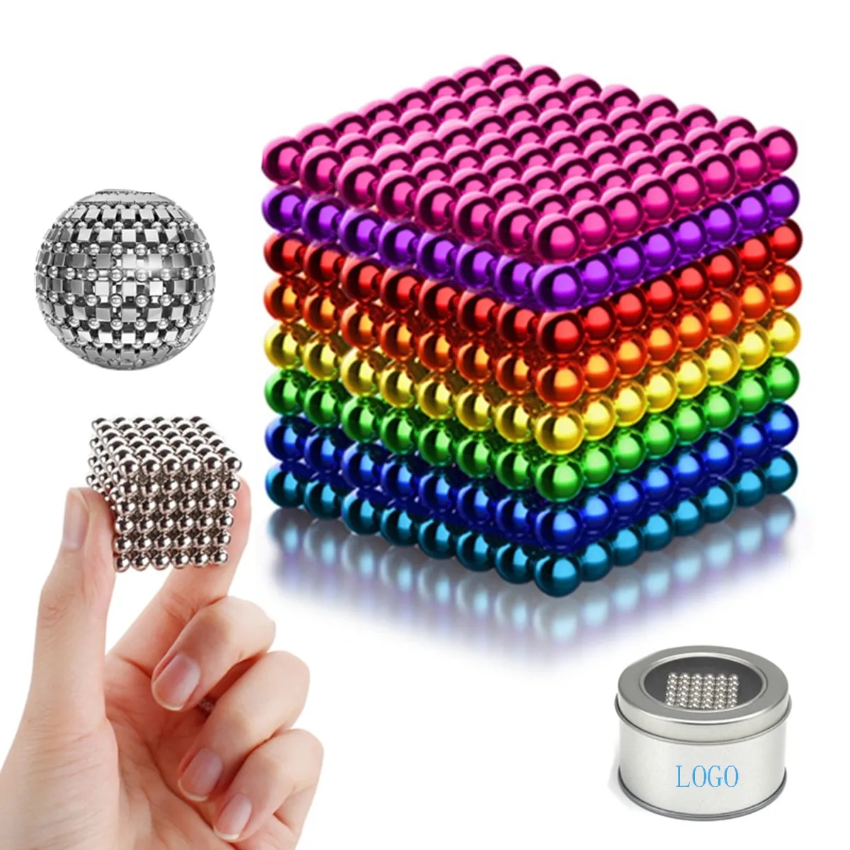 Magnet Beads Cube Building Toy 2