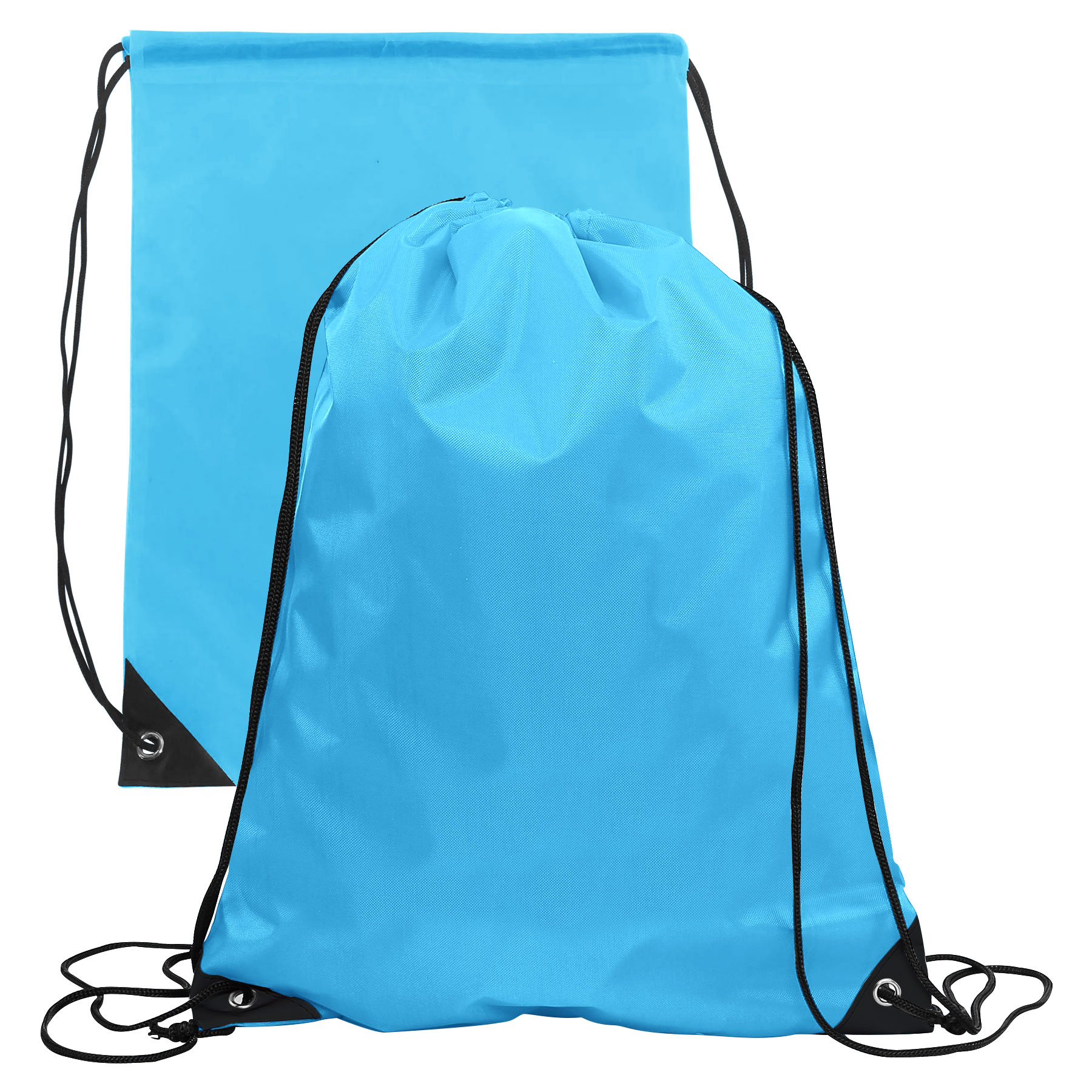 210D Polyester Drawstring Backpack (13" x 17") 4