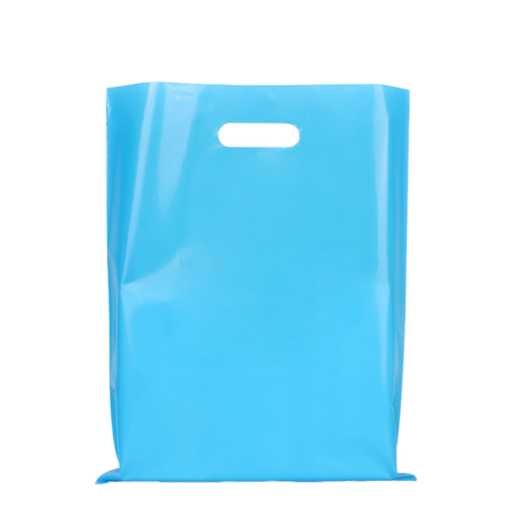 Polyethylene Die Cut Plastic Bag 9.8" x 13.8" 9