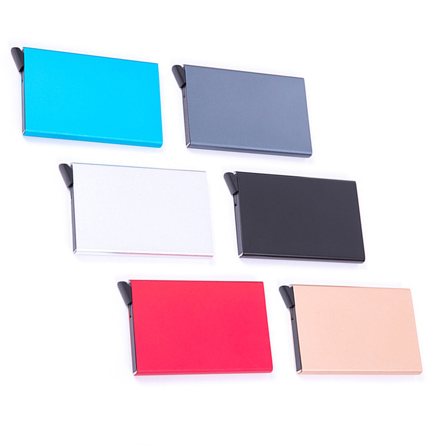 Pop Up RFID Blocking Slim Aluminum Card Holder 3