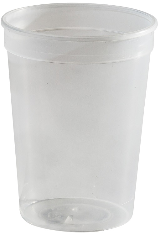 12 oz Smooth Plastic Stadium Cup