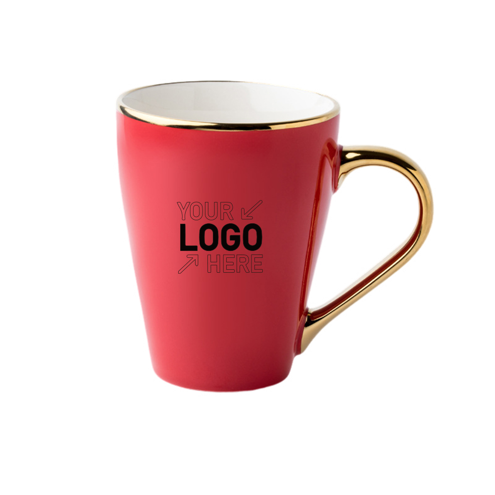 Gold-plated light luxury coffee cup 7