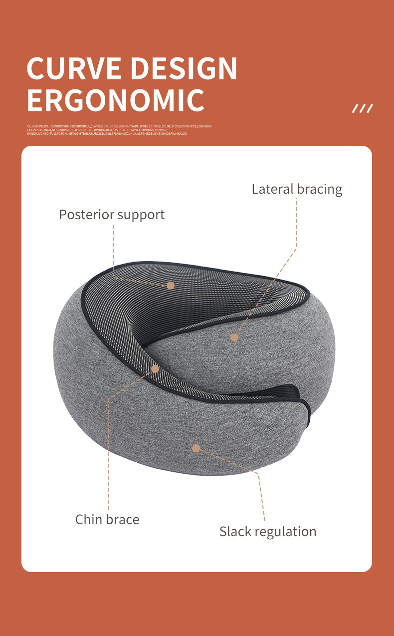 Travel Memory Foam Neck Pillow 2