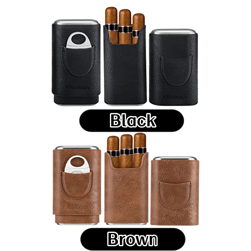 Wholesale Portable Leather Travel Humidor 3