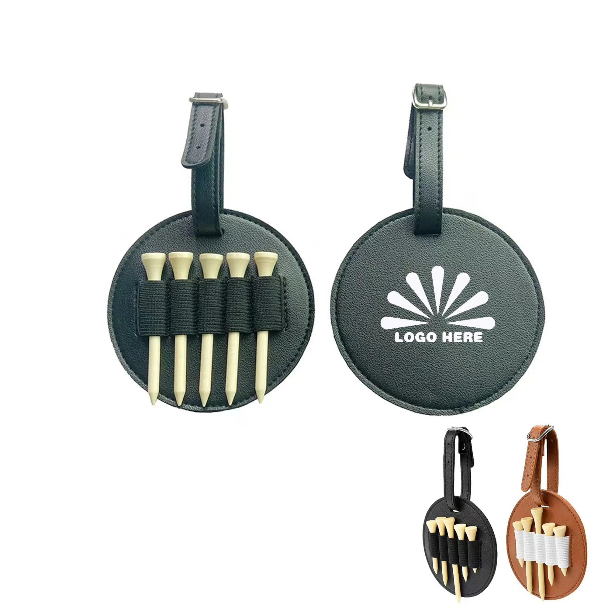 Golf Tee Pocket With Customizable Logo 1