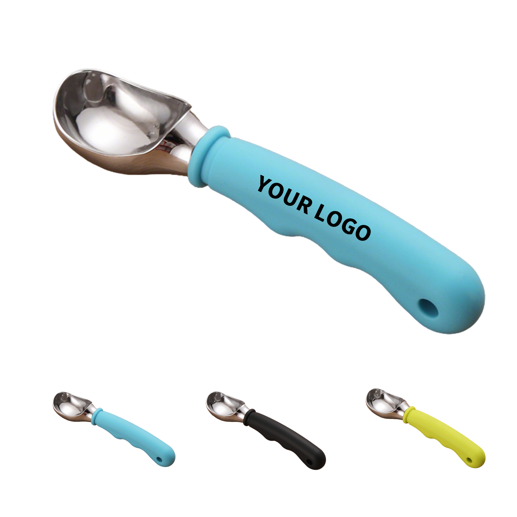 Zinc Alloy Dessert Scoop With Ergonomic Handle 7.1" Length x 1.6" Width 5
