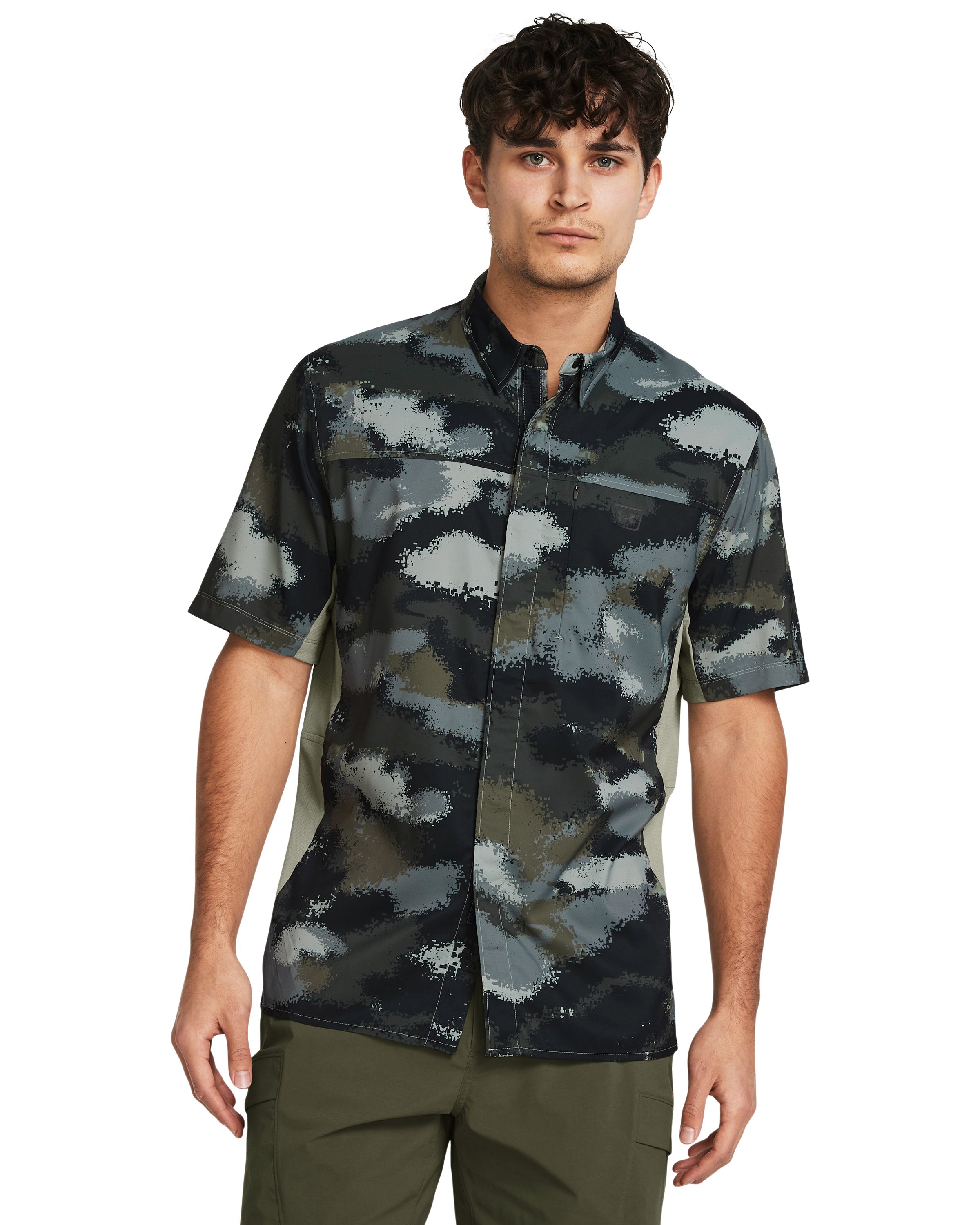 UA Fish Pro Hybrid Printed Men's Short Sleeve 12