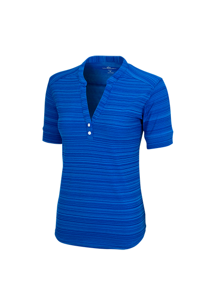 Women's Vansport Strata Textured Henley 2