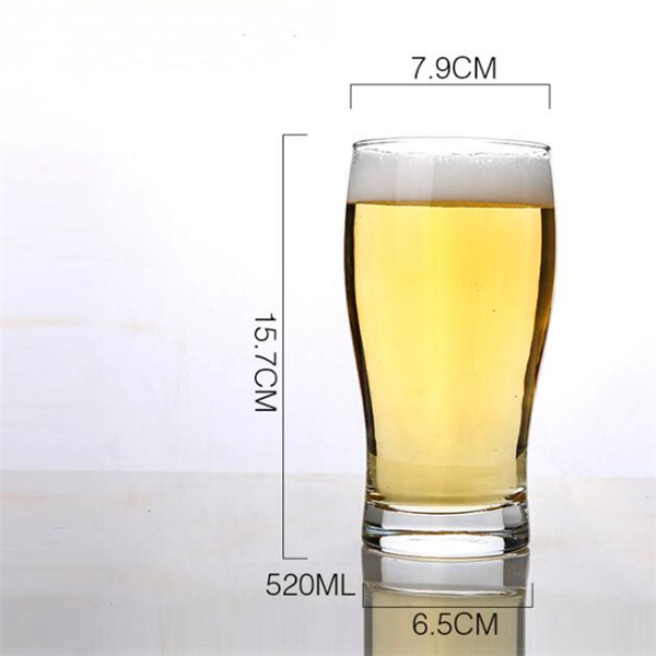 Glass Beer Beverage Cups 2