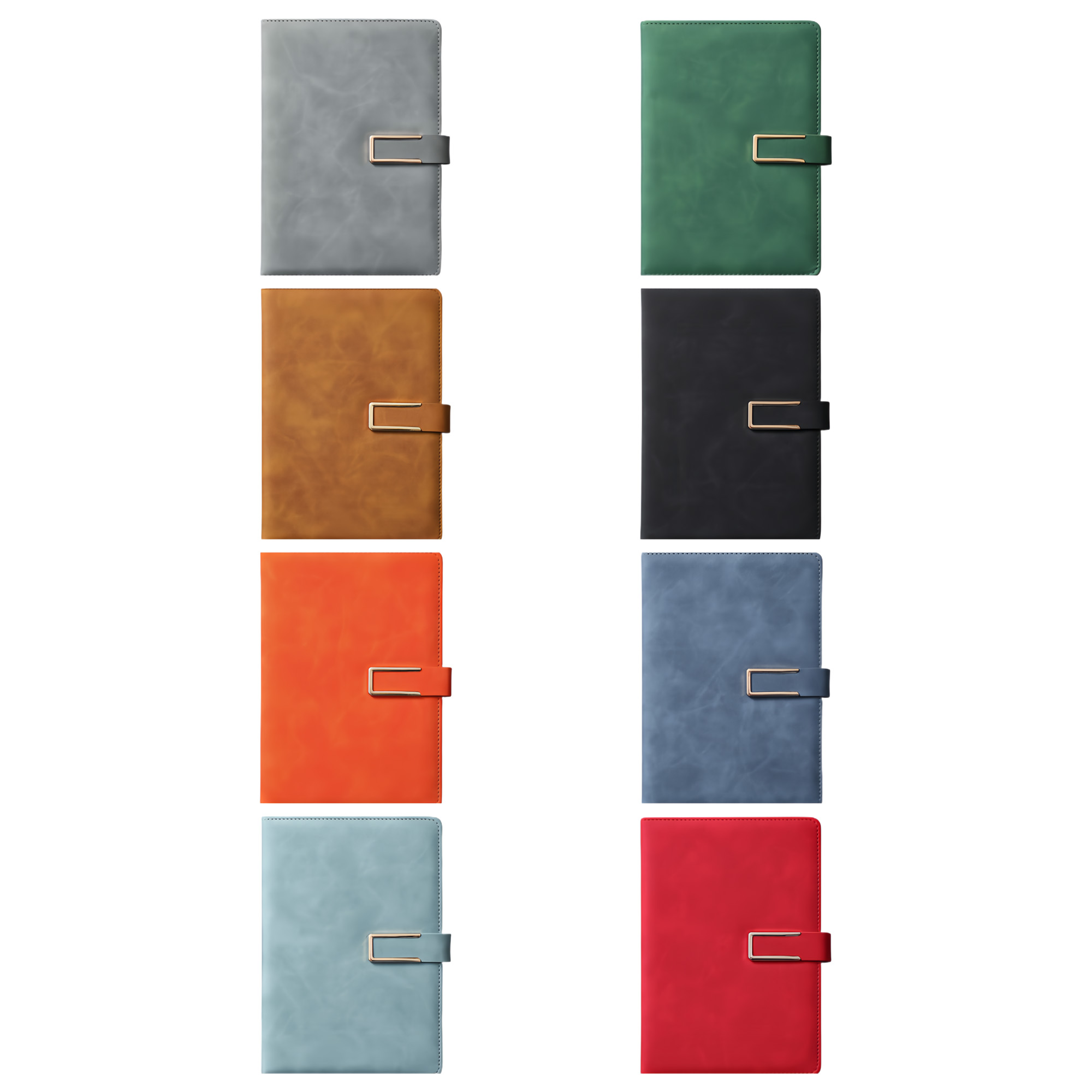 Business Soft Leather Magnetic Closure Notebook 2