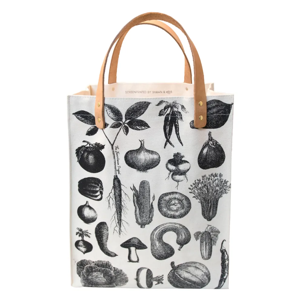 Recycled Canvas Market Tote Bag 3