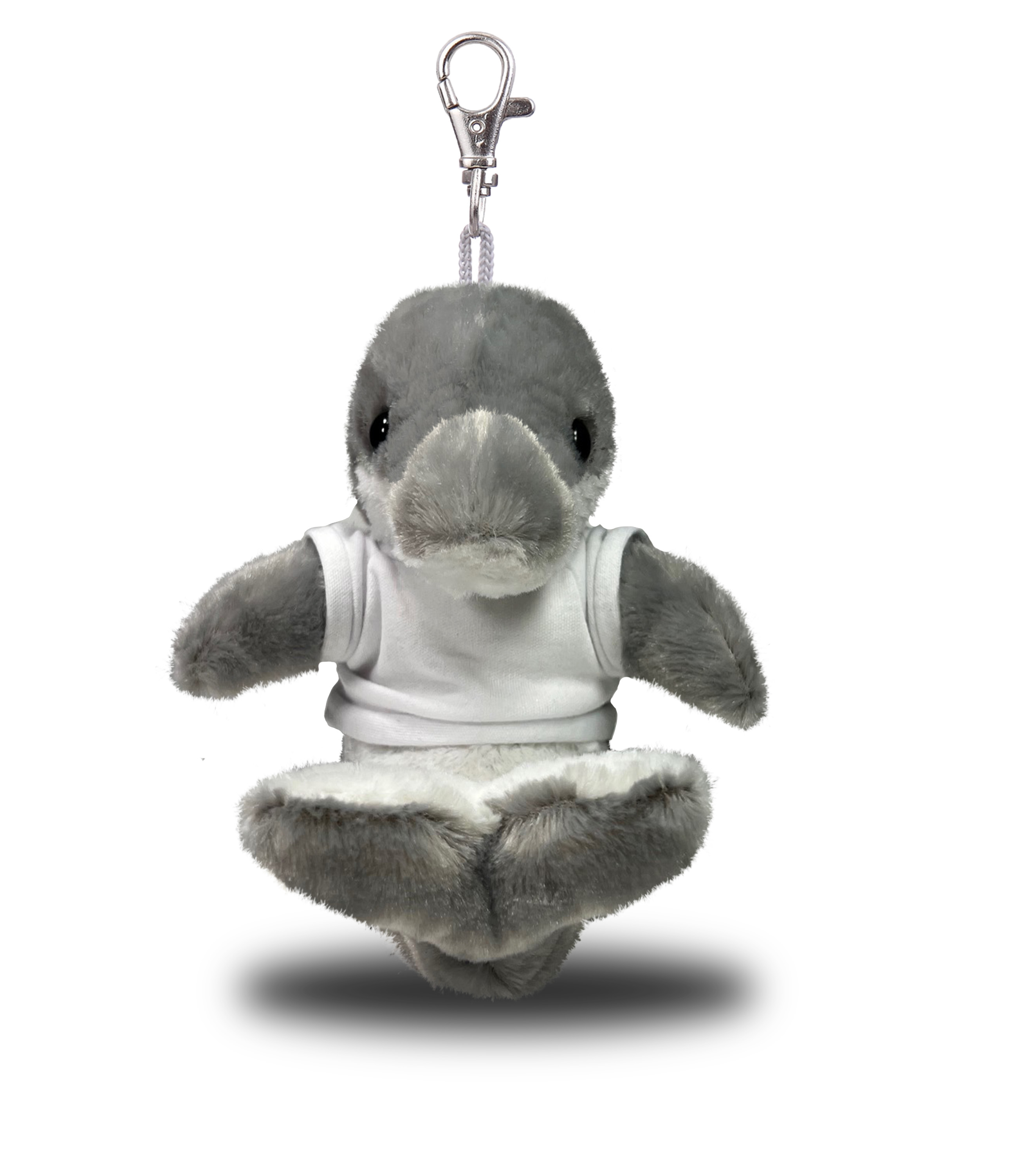 Plush Dolphin Keychain with T-Shirt 6