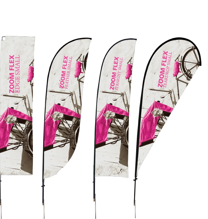 Zoom Flex Small Outdoor Flag Double-Sided 2