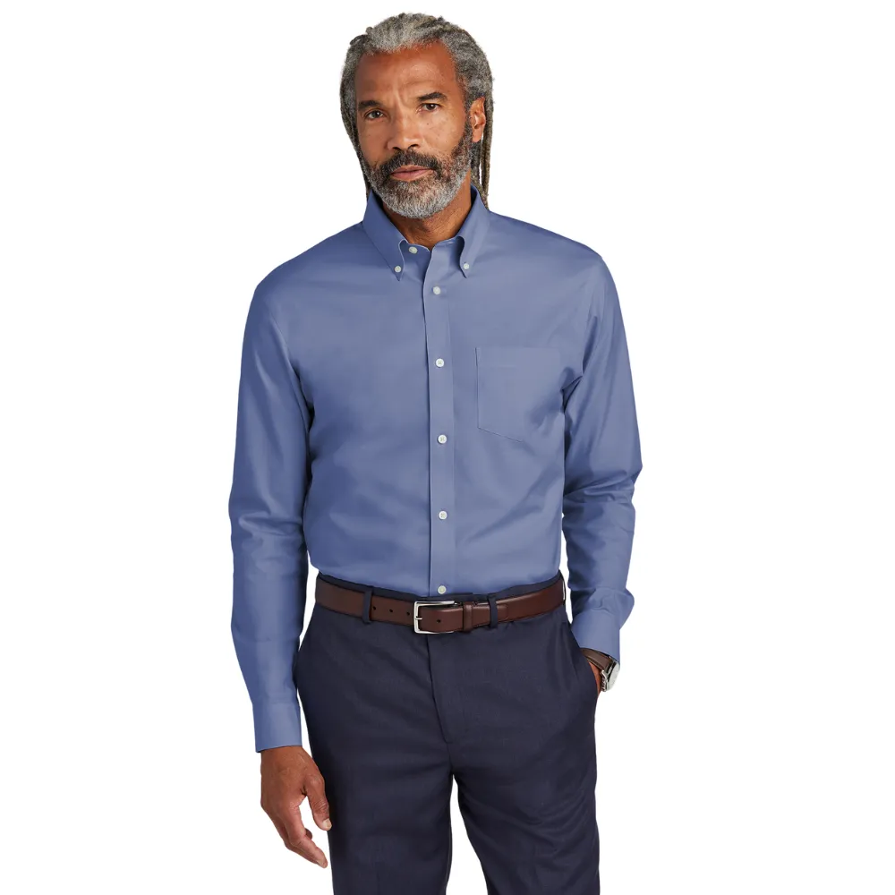 Brooks Brothers(R) Tall Wrinkle-Free Stretch Pinpoint Shirt 5