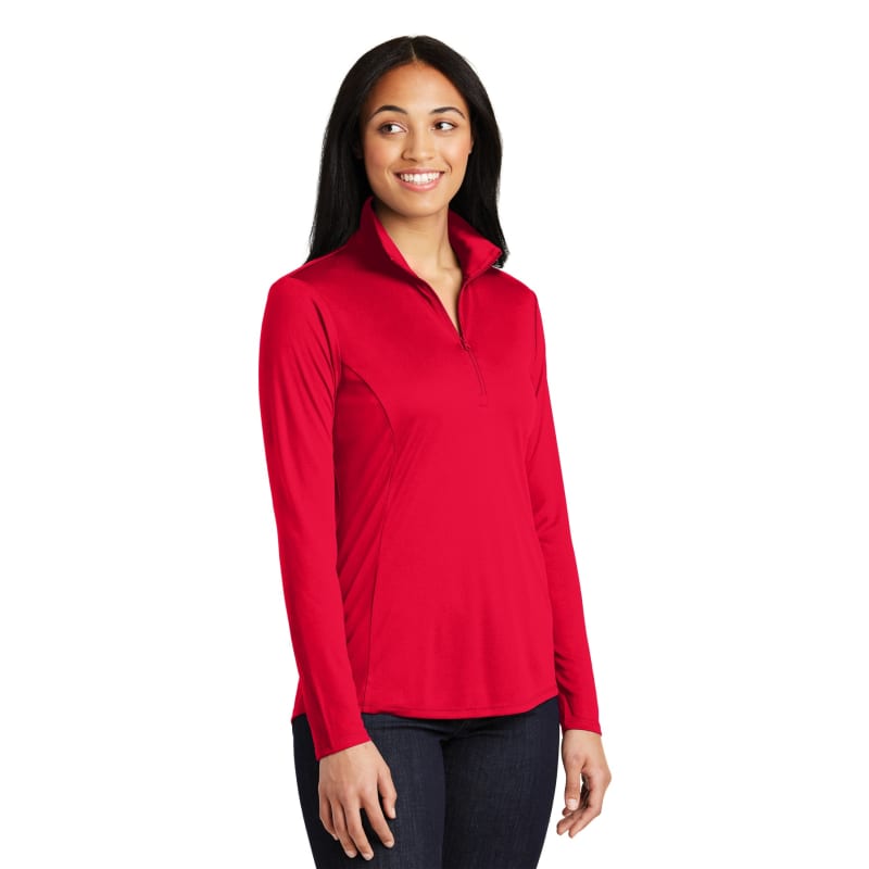 Sport-Tek Women's PosiCharge Competitor 1/4-Zip Pullover., custom hoodie or sweatshirt with logo imprint 66